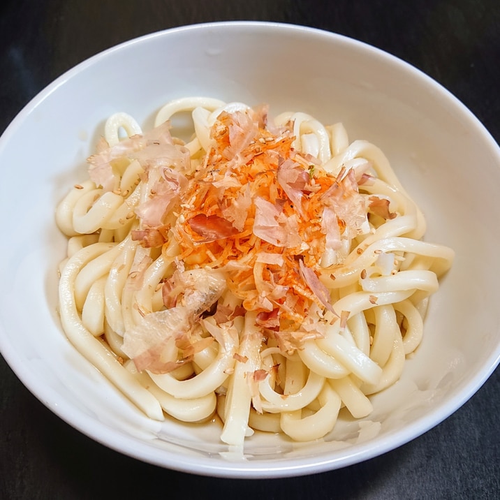 ピリ辛ネギの冷やしぶっかけうどん